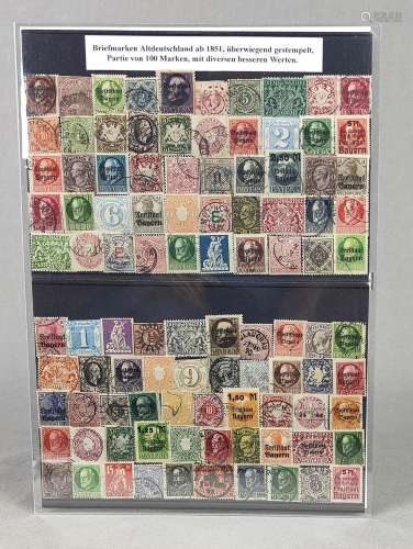 Briefmarken Altdeutschland ab 1851