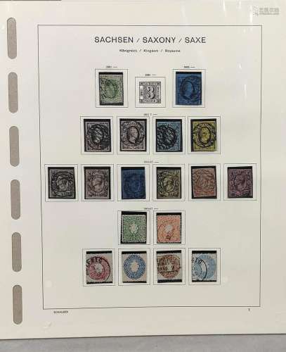 Briefmarken Königreich Sachsen ab 1851
