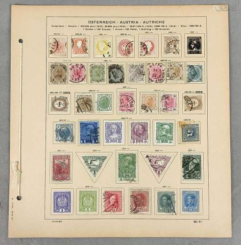 Briefmarken Österreich 1850/1934