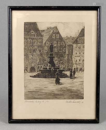 Obermarkt Freiberg - Heinrich, Walter 1922