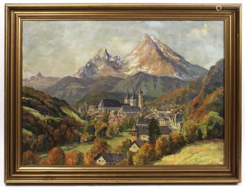 Berchtesgaden mit Watzmann - Koch, Josef
