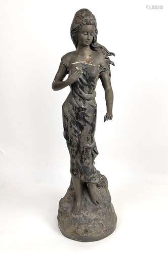 Bronzefigur um 1920