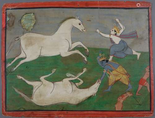 Indische Malerei - Indien 19./20.Jh.
