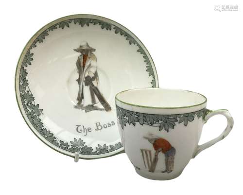 Early 20th century Royal Doulton teacup and saucer
