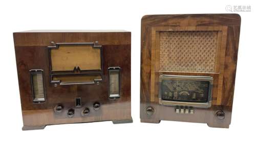 1930s Marconi model 296 valve radio