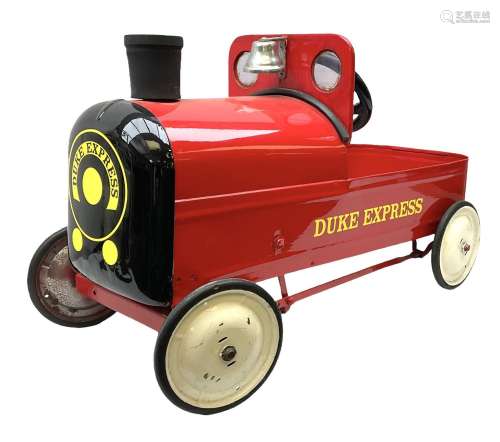 Mid 20th century `The Duke Express` child`s pedal car