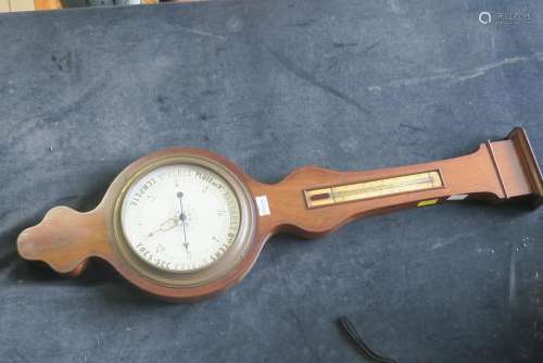 Baromètre-thermomètre en bois de p