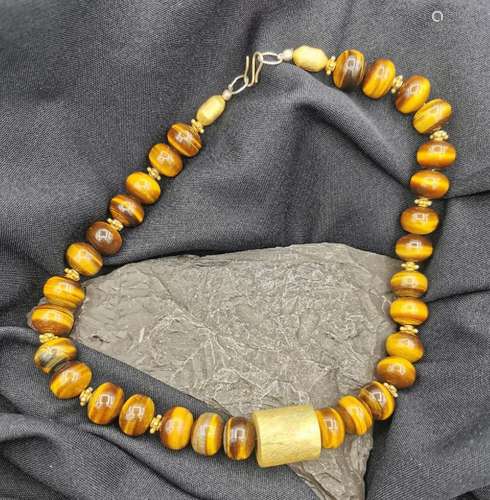 NECKLACE - tiger eye