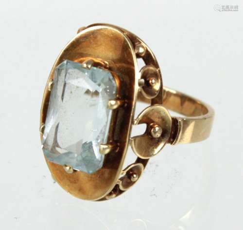 Damen Ring mit blauem Spinell - GG 585