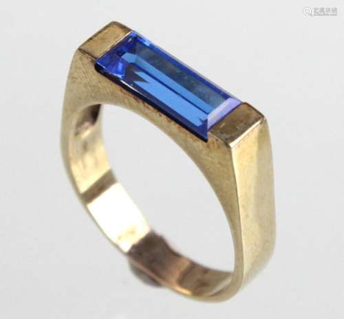 Ring mit blauem Stein - GG 375