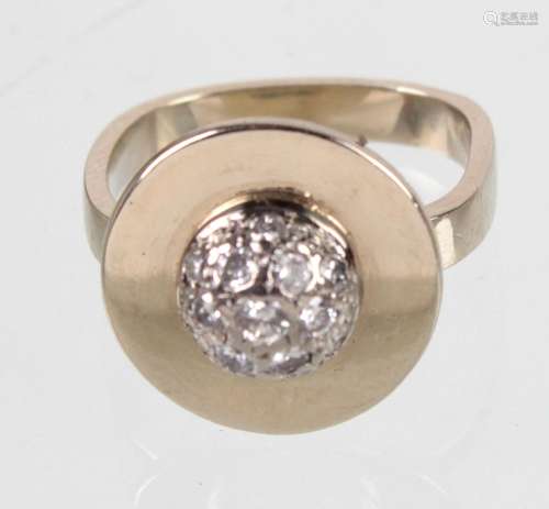 moderner Brillant Ring - WG 585