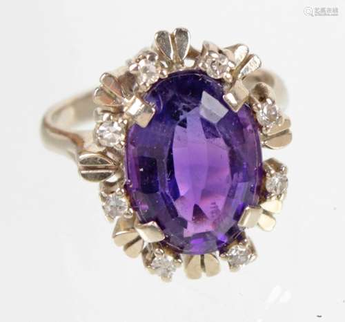 Amethyst Brillant Ring - WG 585