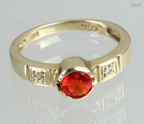 Feueropal Brillant Ring - GG 585