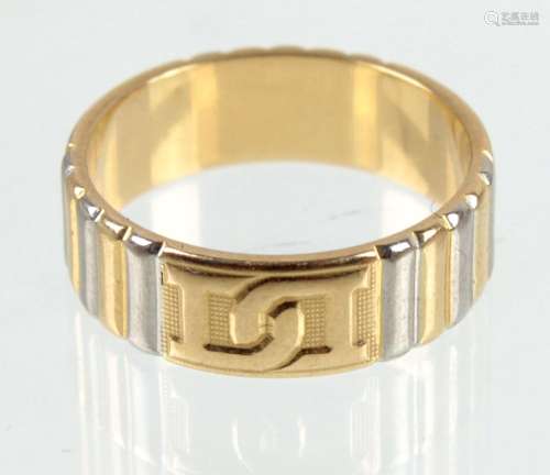 Gold Ring mit Platin - GG 750 / Platin 850