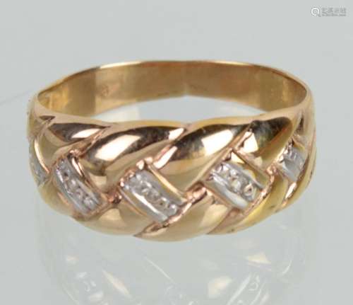 Diamant Ring - GG/WG 375