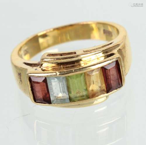 Multicolor Edelstein Ring