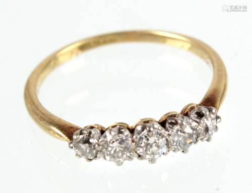 antiker Diamant Ring 0,5 ct. - GG 585