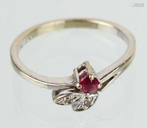 Rubin Diamant Ring - WG 585