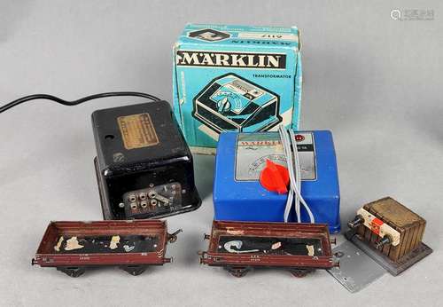 2 Märklin Trafos u.a.