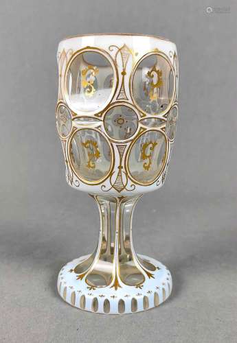 Biedermeier Pokal um 1840