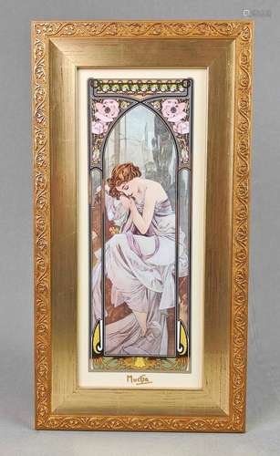 Goebel Wandbild *Mucha - Night Rest 1897*