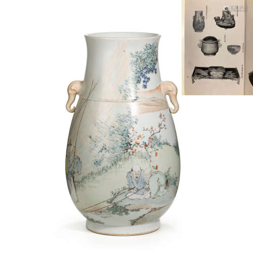 CHINESE PORCELAIN LATE, QING DYNASTY WANG SHAOWEI MODEL SHAL...