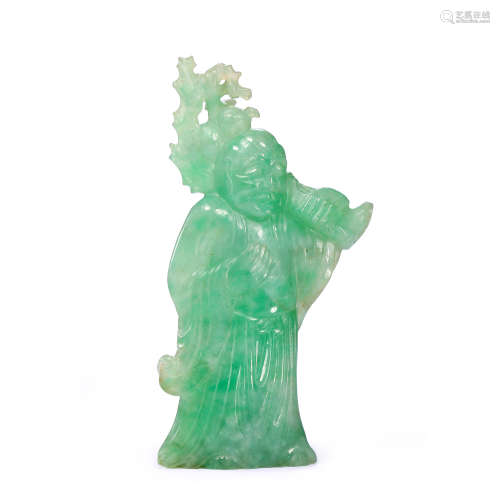 CHINESE JADE FIGURES, QING DYNASTY