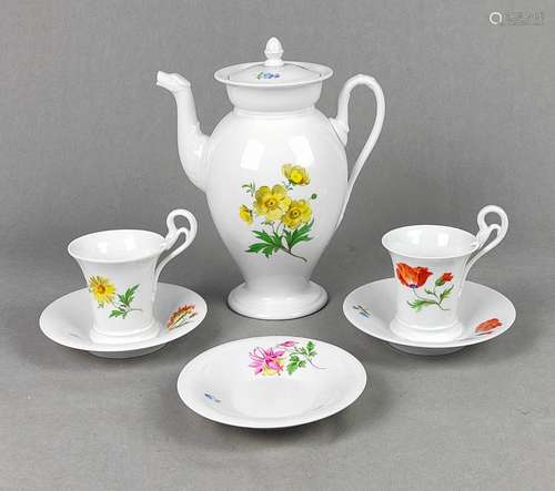 Meissen Schwanenhenkel Teile *Blume 1*