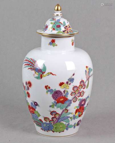 Meissen Deckelvase *Indische Malerei*