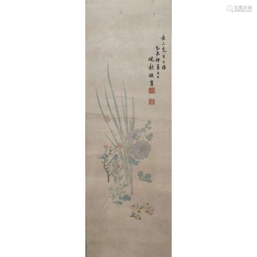 CHINESE PAINTING AND CALLIGRAPHY BY CHENG YANQIU, QING DYNAS...