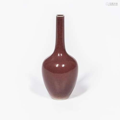 Small Copper Red-glazed Bottle Vase