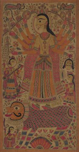 A PAINTING OF DURGA