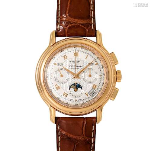 ZENITH El Primero Chronomaster Mondphasen, Ref. 17 0240 410....