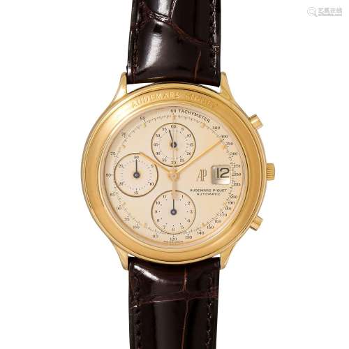 AUDEMARS PIGUET Vintage Huitieme Chronograph. Armbanduhr, Re...