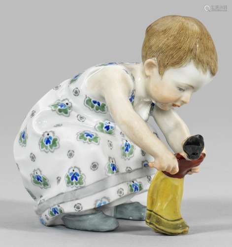 "Kind mit Puppe" aus der Serie der sog. Hentschelk...