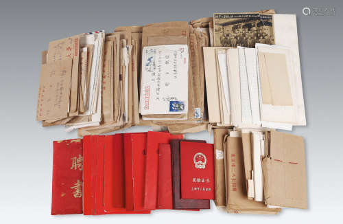 旧写本 王子嵩致范明生信札、其他信札手稿笔记资料一组 一组 纸本