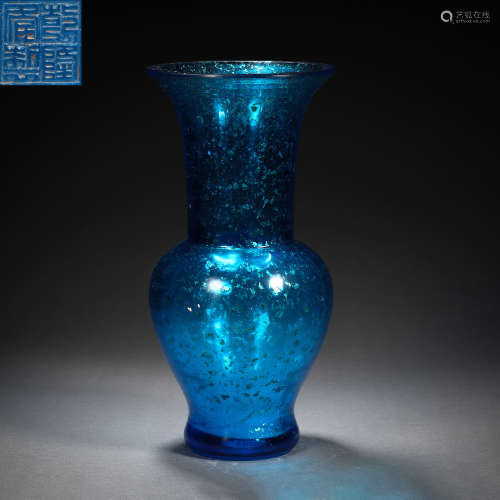 QING DYNASTY GLASS BOTTLE