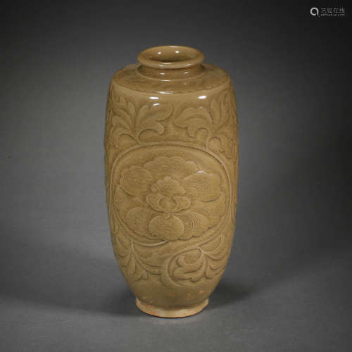 CHINESE SONG DYNASTY CELADON FLOWER VASE