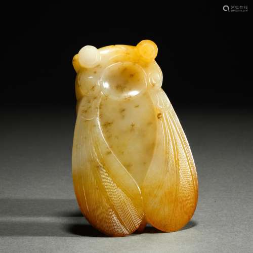 HAN DYNASTY HETIAN JADE CICADA