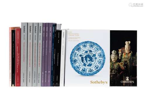 [CERAMICS — AUCTION CATALOGUE] A group of auction catalogues...