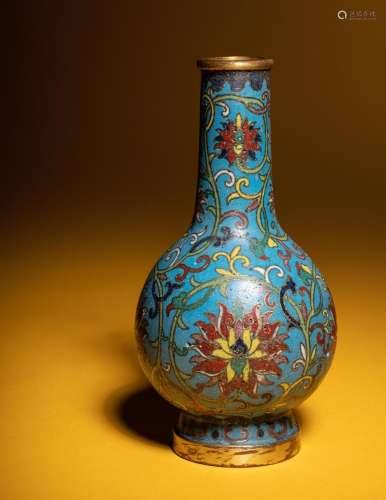 A Cloisonné Enamel Bottle Vase