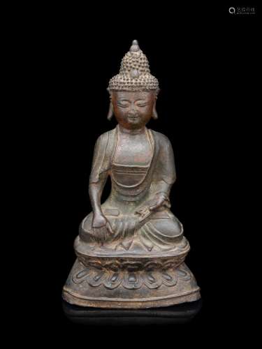 A Bronze Figure of Buddha