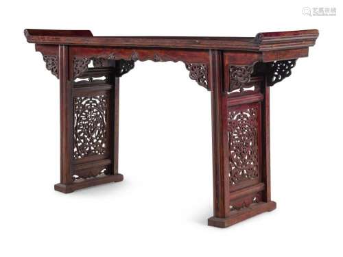 An Elmwood Altar Table, Qiaotou'an