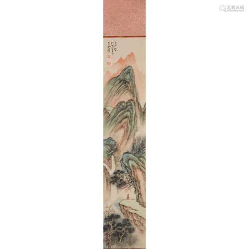 TWO INK PAINTINGS ATTRIBUTED TO ZHANG DAQIAN (1898-1983)