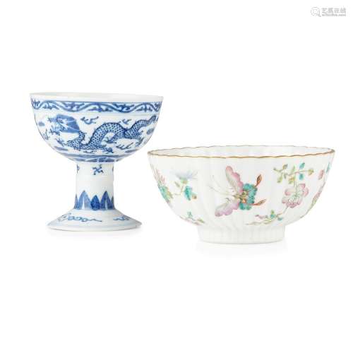 TWO PORCELAIN WARES