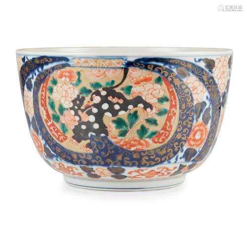 LARGE IMARI BOWL MEIJI PERIOD