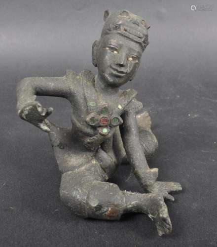 EARLY 20TH CENTURY INDIAN BRONZE FIGURINE
