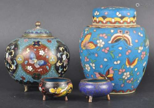 EARLY 20TH CENTURY CHINESE & JAPANESE CLOISONNE