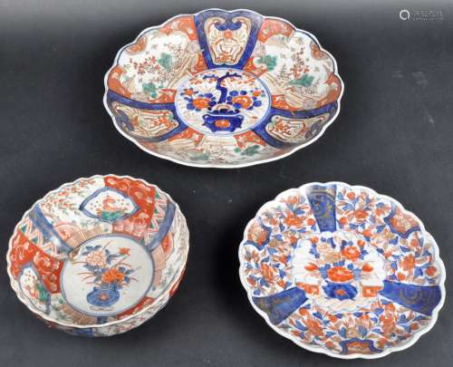 COLLECTION OF JAPANESE MEIJI IMARI PORCELAIN