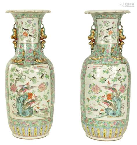 A LARGE AND IMPRESSIVE PAIR OF LATE 18TH/EARLY 19TH CENTURY ...